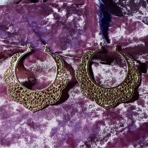 Elegant Gold Hoop Earrings